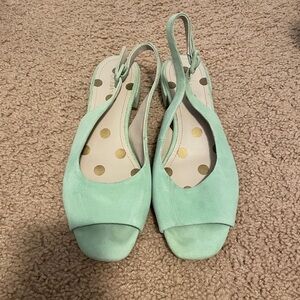 Boden Sage Slingback Suede Flats